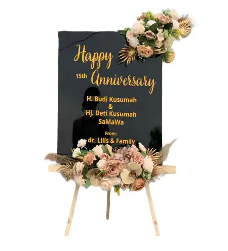 Papan Bunga Akrilik Mauk
