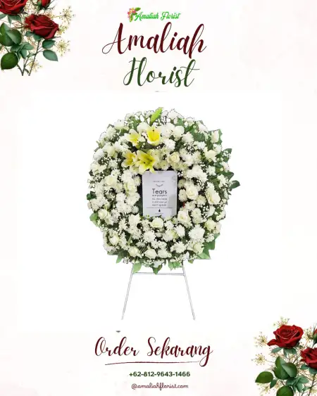 Krans Bunga Duka Mauk