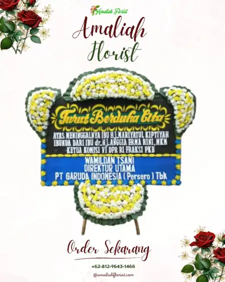 Papan Bunga Duka Mauk